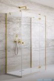 Radaway Essenza Gold Kdj+S kabina 75x100x75cm prawa złoty połysk szkło przejrzyste 1384049-01-01/1385022-09-01R/1384049-01-01