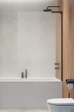 Radaway Modo SL Black PNJ II parawan nawannowy 90cm prawy czarny mat/przejrzyste 10316090-54-01R