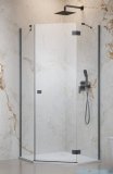 Radaway Essenza 8 Brushed GunMetal Ptj kabina pięciokątna 100x80cm prawa szczotkowany grafit 10490000-92-01R/10490800-01-01