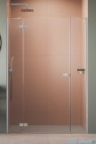 Radaway Fuenta Dwjs drzwi wnękowe 130cm lewe chrom połysk szkło przejrzyste 1384032-01-01L/1384090-01-01