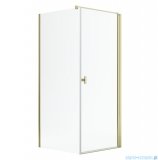 Radaway Nes Kdj I Gold kabina 100x100cm prawa złoty połysk 10022100-09-01R/10039100-01-01