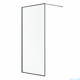 Radaway Modo F II Black kabina Walk-in 80x201cm Czarna szkło przejrzyste 10409084-54-01