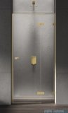 New Trendy Eventa Gold Shine drzwi wnękowe pojedyncze 80x200 cm przejrzyste prawa Złoty połysk EXK-4672