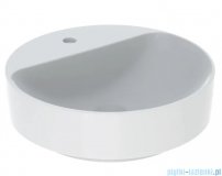 Geberit VariForm Umywalka okrągła z półką, bez przelewu 45cm KeraTect 500.770.00.2