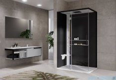 Novellini Glax 2 2.0 kabina z hydromasażem hydro plus 120x80 lewa biała G222P129SM1L-1UH