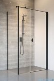 Radaway Nes Black Kds I kabina 120x100cm prawa czarny mat/szkło przejrzyste 10023120-54-01R/10043100-54-01