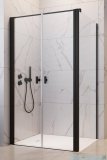 Radaway Nes Black DWD+S kabina 90x90cm czarny mat/szkło przejrzyste 10034090-54-01/10040090-54-01