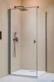 Radaway Nes Kdj I Brushed GunMetal kabina 100x100cm lewa szczotkowany grafit 10022100-92-01L/10039100-01-01