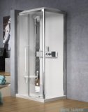 Novellini Glax 3 standard kabina prysznicowa 120x80 lewa srebrny GL32P129SM-1B