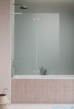 Radaway Essenza 8 SL Brushed Nickel PND II parawan nawannowy 130cm lewy szczotkowany nikiel/przejrzyste 10500130-91-01L
