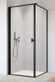 Radaway Nes 8 Black Kdj I Frame kabina 80x80cm lewa czarny mat/szkło przejrzyste 10072080-54-56L/10089080-54-56