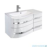 Oristo Opal szafka z umywalką lewa 90x50x44cm biały połysk OR30-SD4S-90-1-L/UME-OP-90-92-L