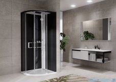 Novellini Glax 2 2.0 kabina z hydromasażem 100x100 biała G22R109T1-1UH