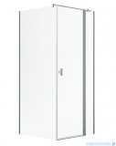 Radaway Nes Kdj II Brushed Nickel kabina 90x80cm prawa szczotkowany nikiel 10032090-91-01R/10039080-01-01