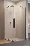 Radaway Furo Brushed GunMetal KDD kabina 80x120cm  szczotkowany grafit 10105080-92-01L/10105120-92-01R 