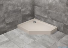 Radaway Doros PT E Compact Stone brodzik pięciokątny 100x80 lewy kaszmirowy SDRPTP1080-05-84SL