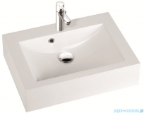 Marmorin umywalka nablatowa Ceto 60cm z otworem biała 170060022011