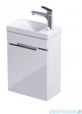 Oristo Silver szafka z umywalką 40x55x22cm biały połysk OR33-ZD1D-40-1