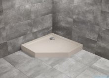 Radaway Doros PT Compact Stone brodzik pięciokątny 90x90 kaszmirowy SDRPTP9090-05-84S