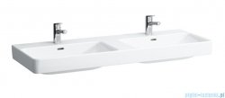 Laufen Pro S umywalka podwójna ścienna bez otworów 130x46cm biała H8149680001091
