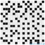 Dunin Black & White mozaika kamienna 30x30 pure white mix 15