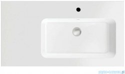Massi Eno umywalka wpuszczana w blat 105x50 cm biały mat prawa MSUK-E1055P