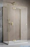 Radaway Essenza Brushed Gold Kdj+S kabina 100x80x100cm lewa szczotkowane złoto 1384052-01-01/1385021-99-01L/1384052-01-01