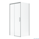 Radaway Idea Kdj Brushed Nickel kabina 110x75cm lewa szczotkowany nikiel 387041-91-01L/387049-91-01R