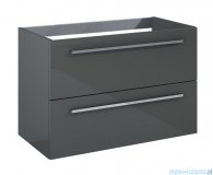 Roca Kwadro szafka 80x38x53 cm szary A857970153