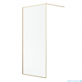 Radaway Modo F II Gold kabina Walk-in 50x201cm Złoty połysk szkło przejrzyste 10409054-09-01