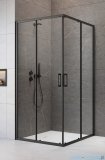 Radaway Premium Pro Black Kdd  kabina 80x90cm czarny mat/szkło przejrzyste 1017080-54-01L/1017090-54-01R