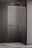 Radaway Modo F SL Brushed Copper II kabina Walk-in 80x201,6cm prawa Szczotkowana Miedź szkło przejrzyste 10419084-93-01R