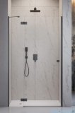 Radaway Essenza Brushed GunMetal Dwj drzwi wnękowe 110cm lewe szczotkowany grafit/szkło przejrzyste 1385015-92-01L