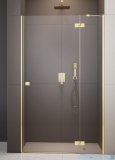 Radaway Essenza Gold Dwj drzwi wnękowe 110cm prawe złoty połysk/szkło przejrzyste 1385015-09-01R