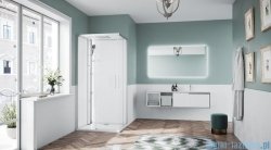 Novellini Glax 1 2.0 kabina standard 100x70 lewa srebrna  G21A197DMFL-1BB