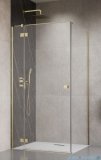 Radaway Essenza Kdj Brushed Gold kabina 80x110cm lewa szczotkowane złoto 1385043-99-01L/1384053-01-01