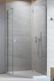 Radaway Essenza 8 Ptj kabina pięciokątna 80x100cm prawa szkło przejrzyste 10490000-01-01R/10490500-01-01