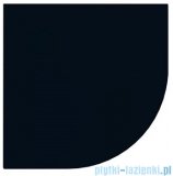 Sanplast Structure Mineral BP-M/STRUCTURE brodzik półokrągły 100x100x1,5 cm mat czerni 645-360-0440-59-010