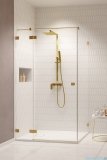 Radaway Essenza Pro Brushed Gold Kdj kabina 90x110cm lewa szczotkowane złoto 10097090-99-01L/10098110-01-01