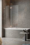 Radaway Essenza Pro Brushed Copper Pnd II parawan nawannowy 110cm lewy szczotkowana miedź 10102110-93-01L