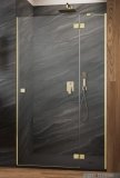 Radaway Essenza 8 Brushed Gold Dwj drzwi wnękowe 100cm prawe szczotkowane złoto/szkło przejrzyste 10480612-01-01R/10460337-99-01R