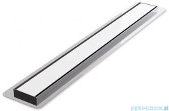 Wiper New Premium White Glass Odpływ liniowy z kołnierzem 100 cm syfon drop 35 poler 500.0381.01.100