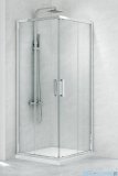 New Trendy New Praktic Kabina prysznicowa prostokątna z drzwiami przesuwnymi 80x100x195 przejrzyste K-0491
