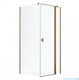 Radaway Nes Kdj II Brushed Copper kabina 110x75cm prawa szczotkowana miedź 10032110-93-01R/10039075-01-01