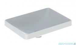 Geberit VariForm Umywalka prostokątna bez przelewu szkliwiony spód 55x40 cm KeraTect 500.739.00.2