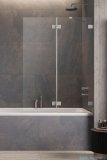 Radaway Essenza Pro Brushed Nickel Pnd II parawan nawannowy 140cm prawy szczotkowany nikiel 10102140-91-01R