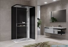 Novellini Glax 2 2.0 kabina z hydromasażem 120x90 prawa biała G222P299DM1-1UH