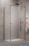 Radaway Essenza Kdj Brushed Copper kabina 80x70cm prawa szczotkowana miedź 1385043-93-01R/1384048-01-01