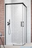 Radaway Idea Black Kdd kabina 70x70cm czarny mat/szkło przejrzyste 387065-54-01L/387065-54-01R