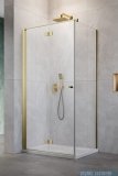 Radaway Nes KDJ B Brushed Gold kabina 90x100 lewa szczotkowane złoto 10025090-99-01L/10039100-01-01 
